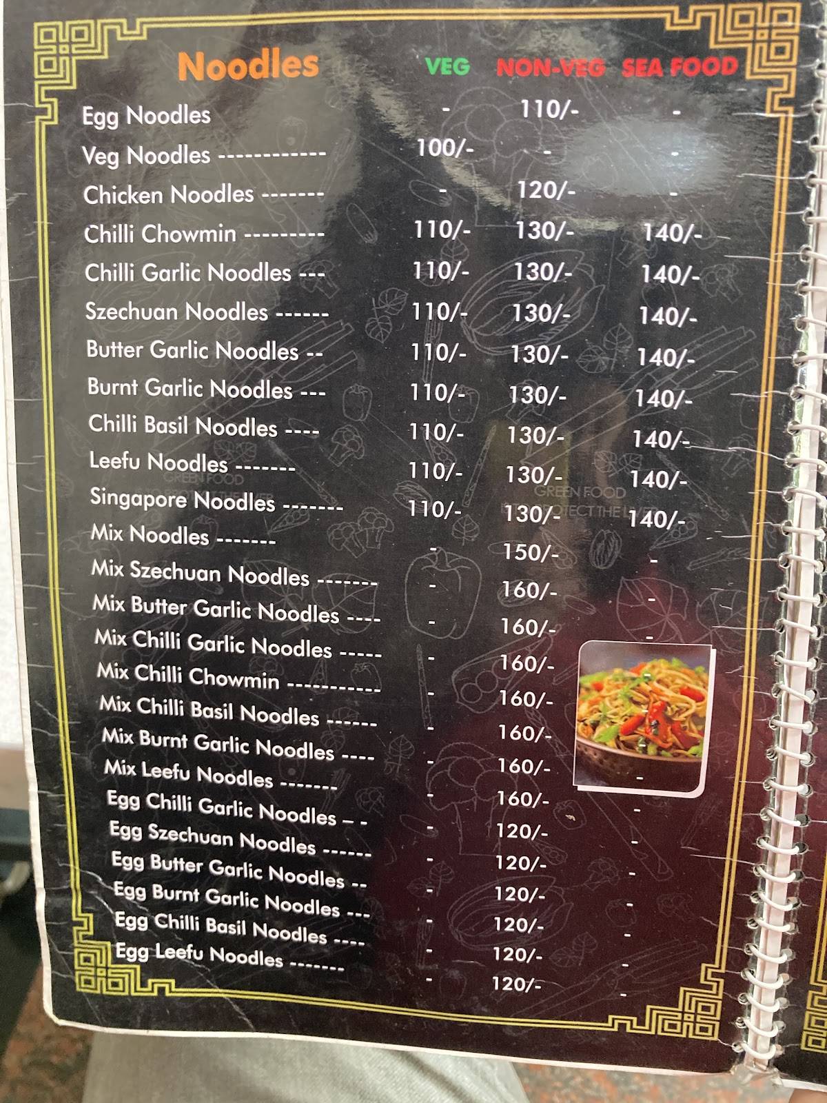 Argo's Hungry Hut menu