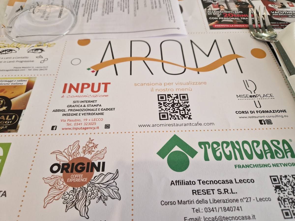 Menu di Aromi Lecco 
