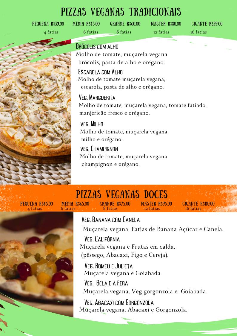 Arthorius Pizzaria cardápio