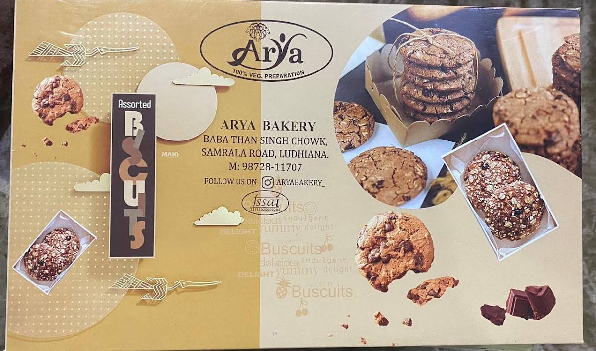 Arya Bakery menu