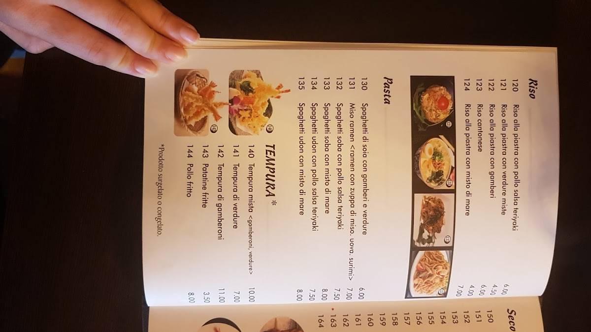 Menu di Ristorante Ibo 