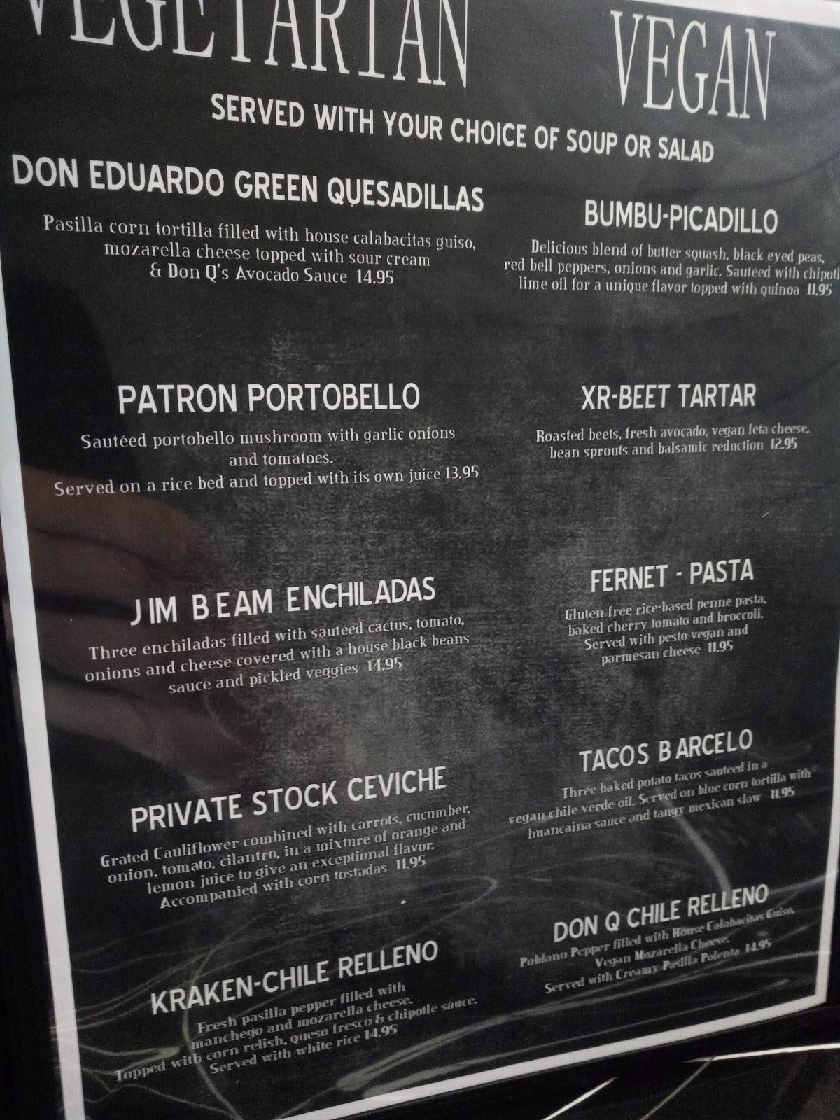 Menu at Mr. Q Restaurant, Atascadero