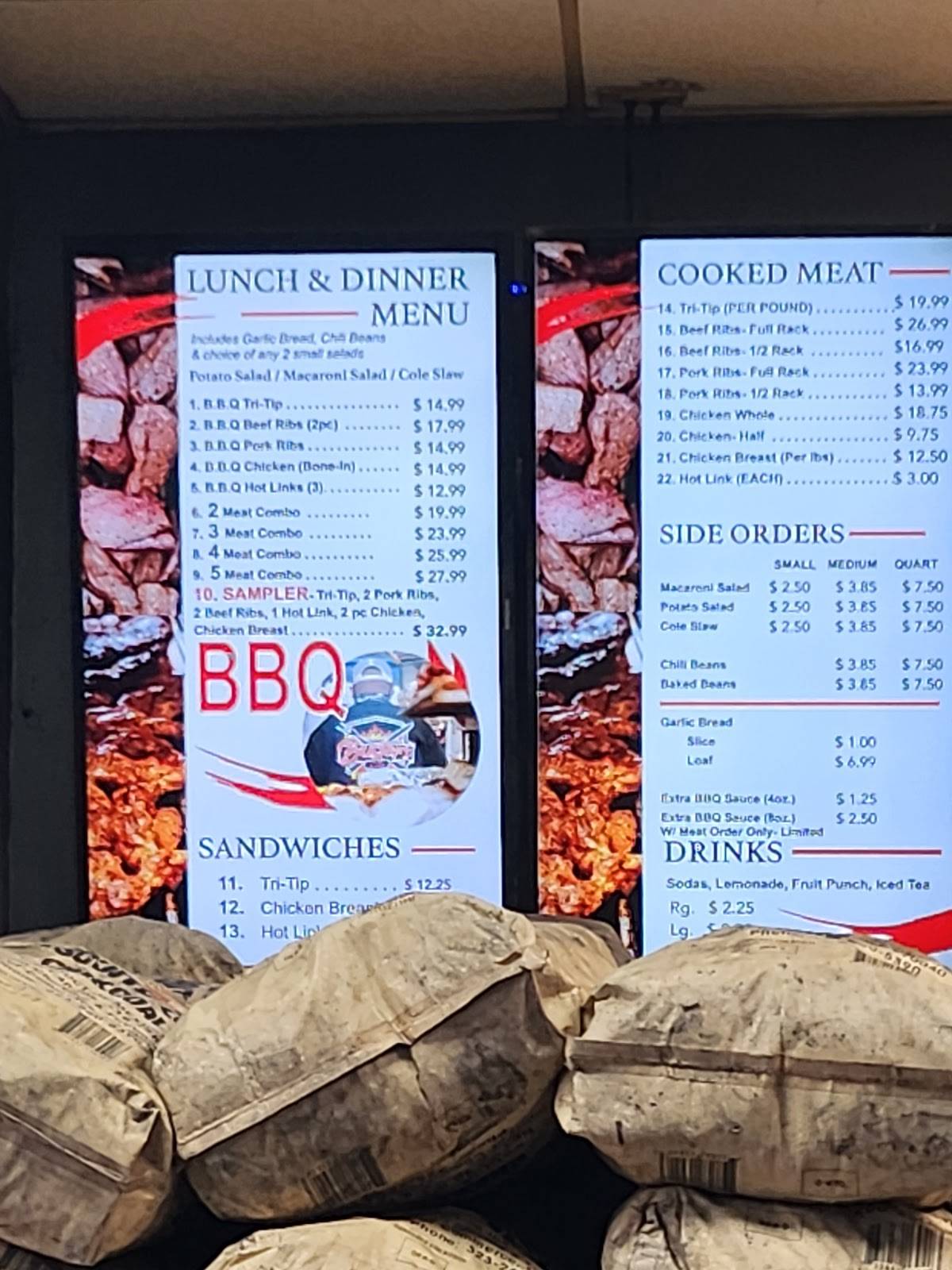 Menu at Busters OG BBQ & GRILL, Ventura