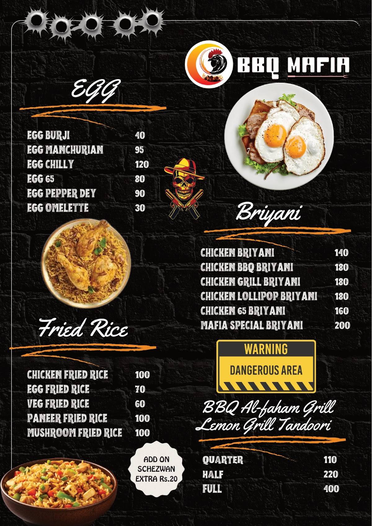 BBQ Mafia Electronic City menu
