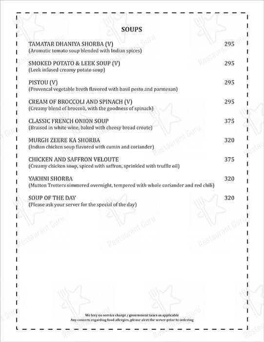 Under the jamun tree restaurant menu