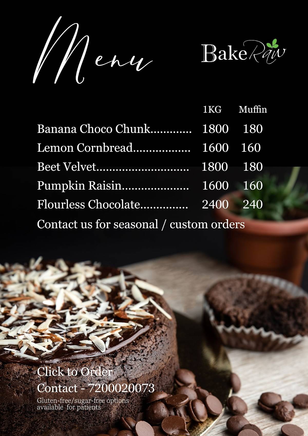 Bakeroe- customized cakes in coimbatoreonline cake delivery in coimbatore menu