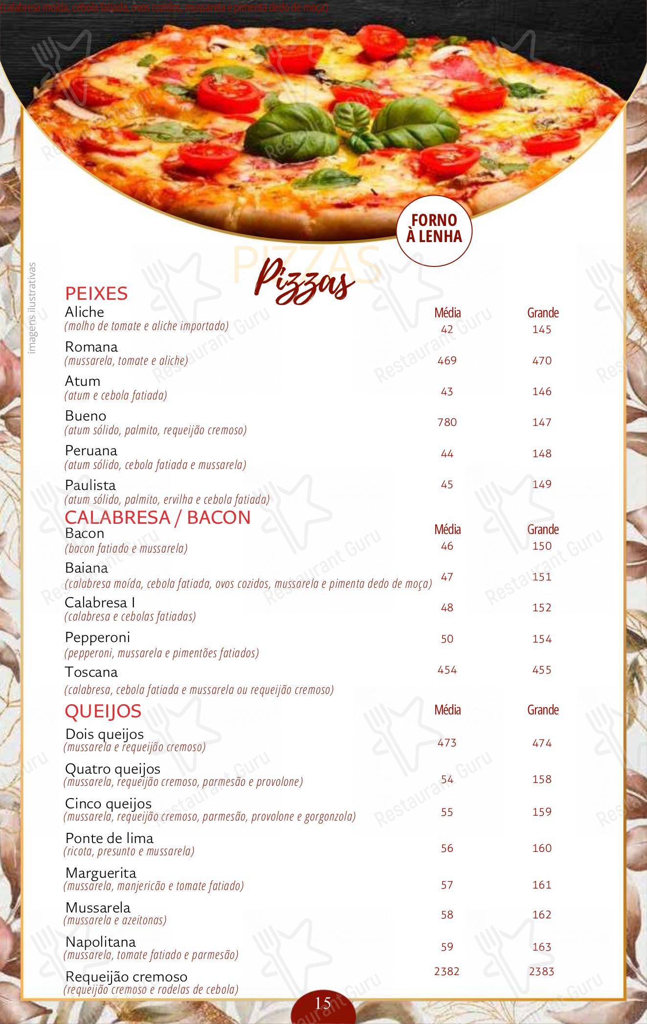 Ночное меню para Panificadora Vila Monumento em São Paulo