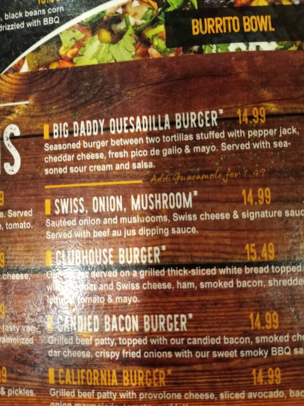 Menu at Ground Round Grill & Bar, Bangor