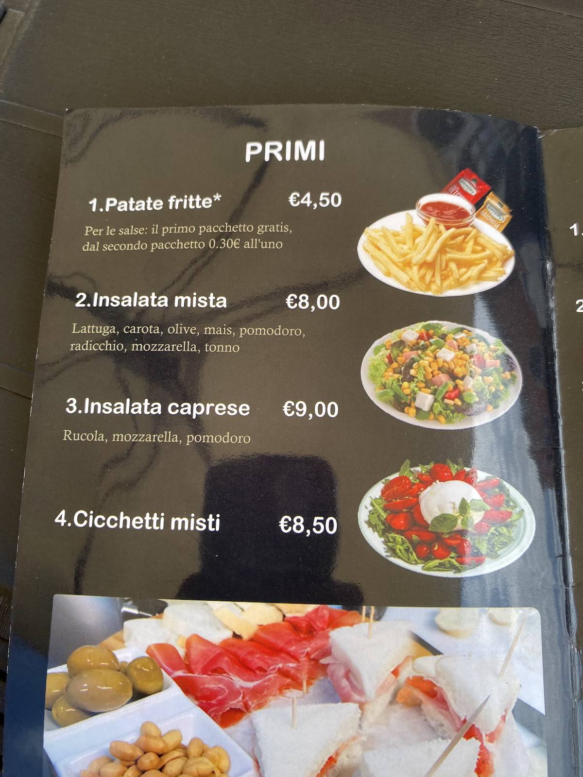 Menu di Bar Falcone 