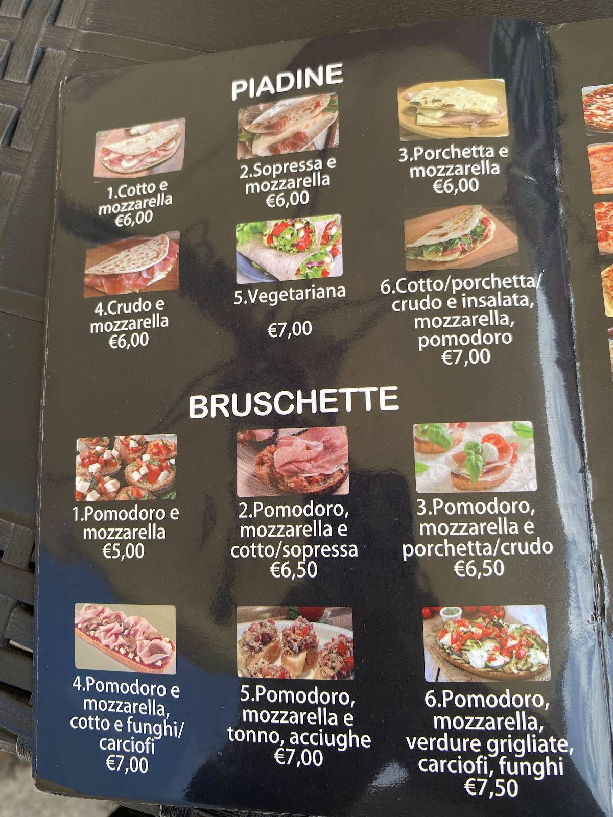 Menu di Bar Falcone 