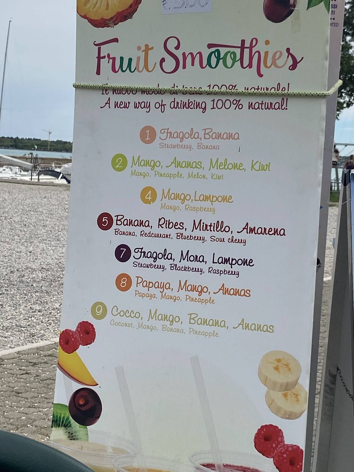 Menu di Bar Porto Bergamini 