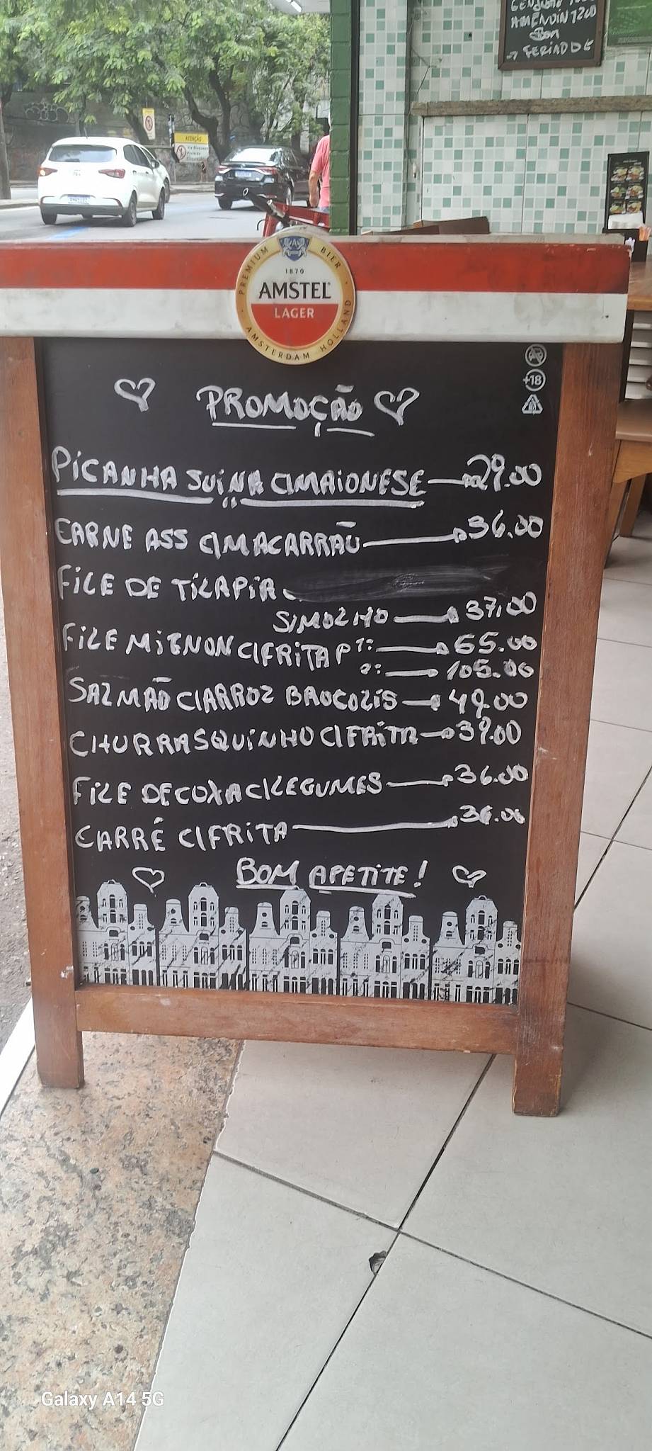 Bar e Lanchonete Humaita cardápio