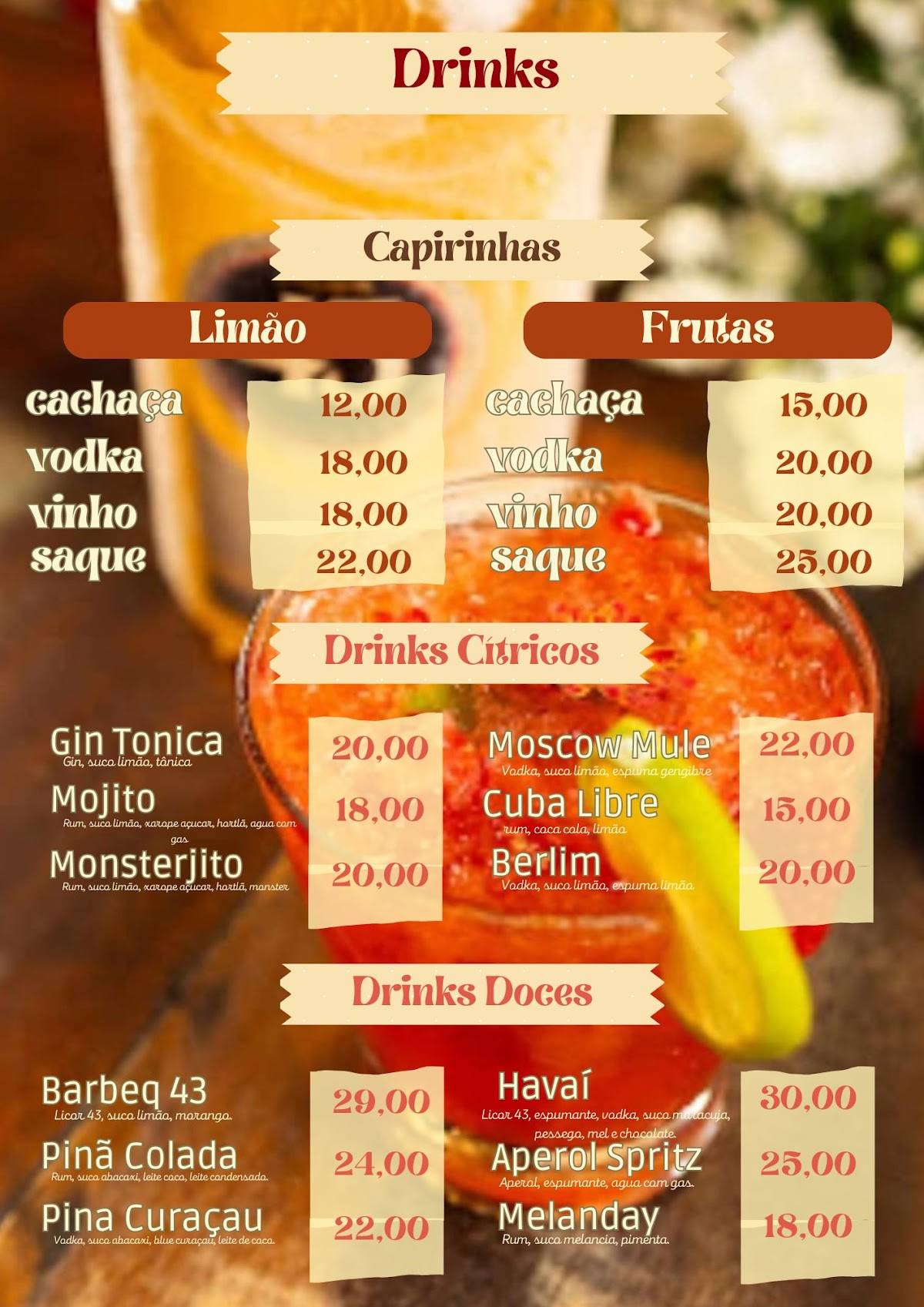 Barbeq Restaurante e Rodizio cardápio