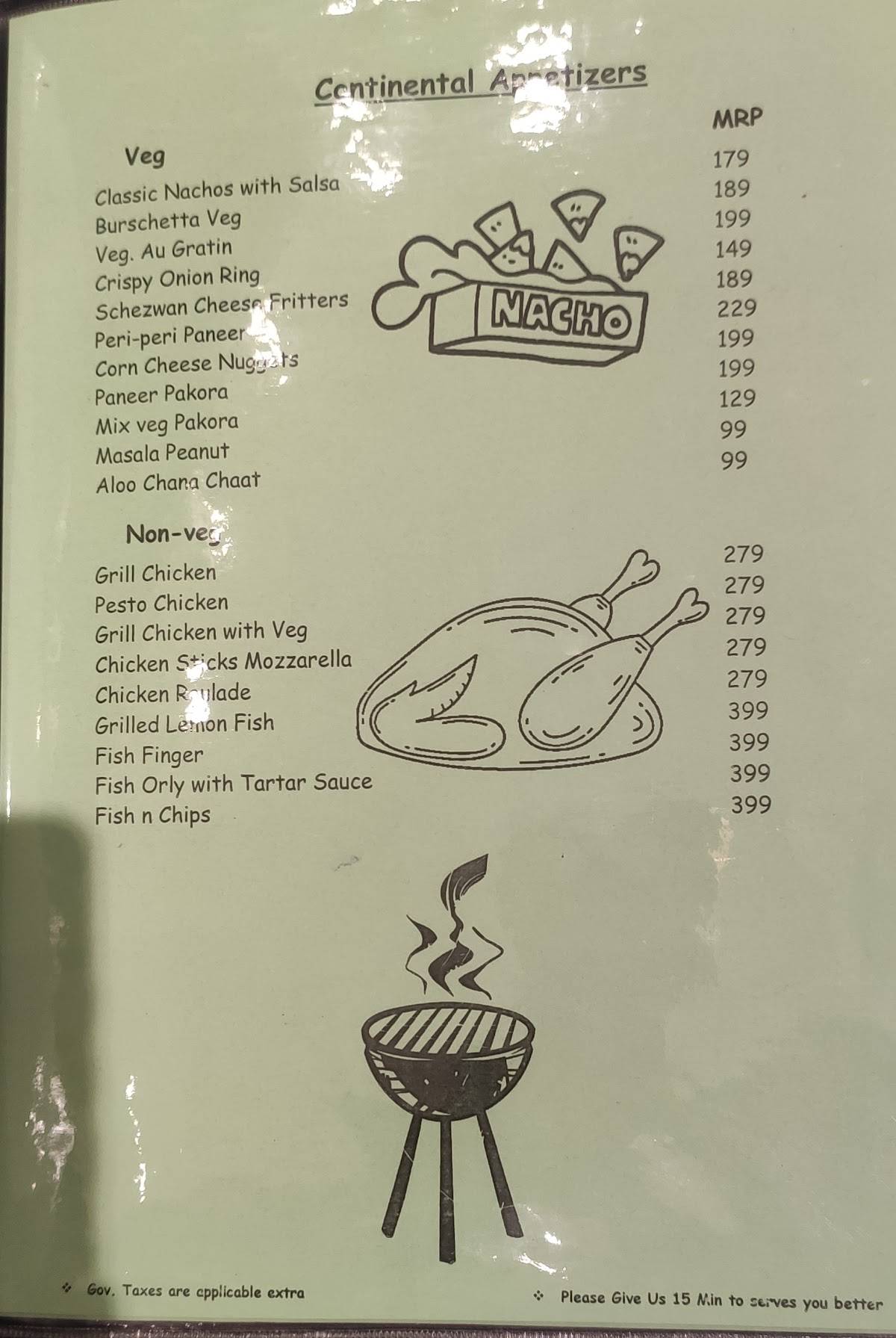 Tea Spoon Restro and Cafe is a beautiful admospier menu