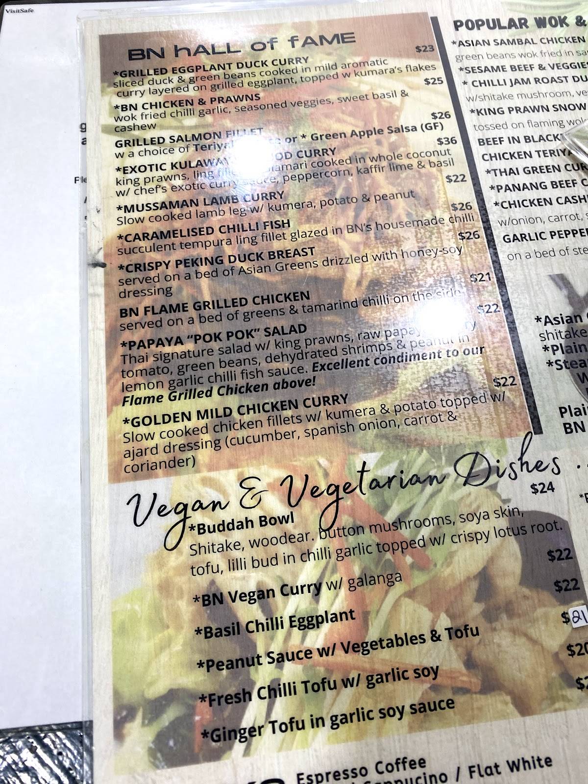 Menu at Basil Nut Cafe & Restaurant Katoomba, Katoomba