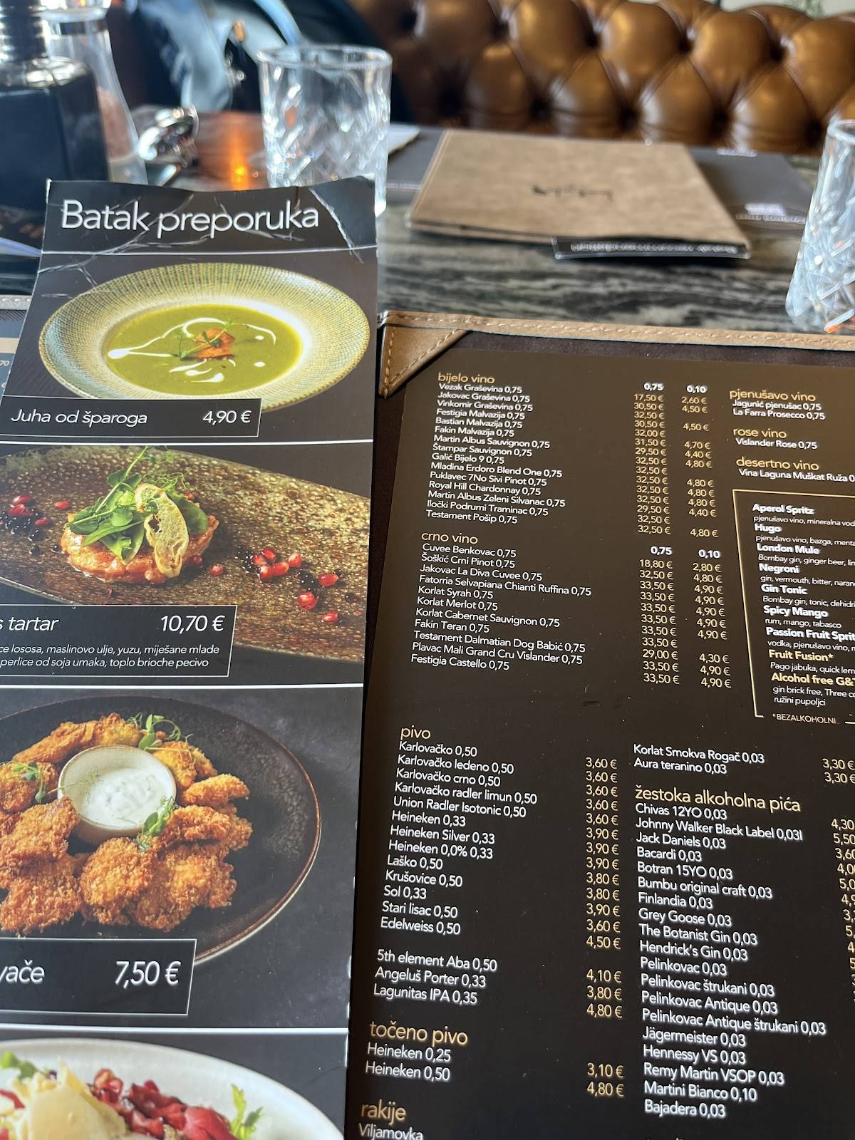 Menu di Batak Rijeka 