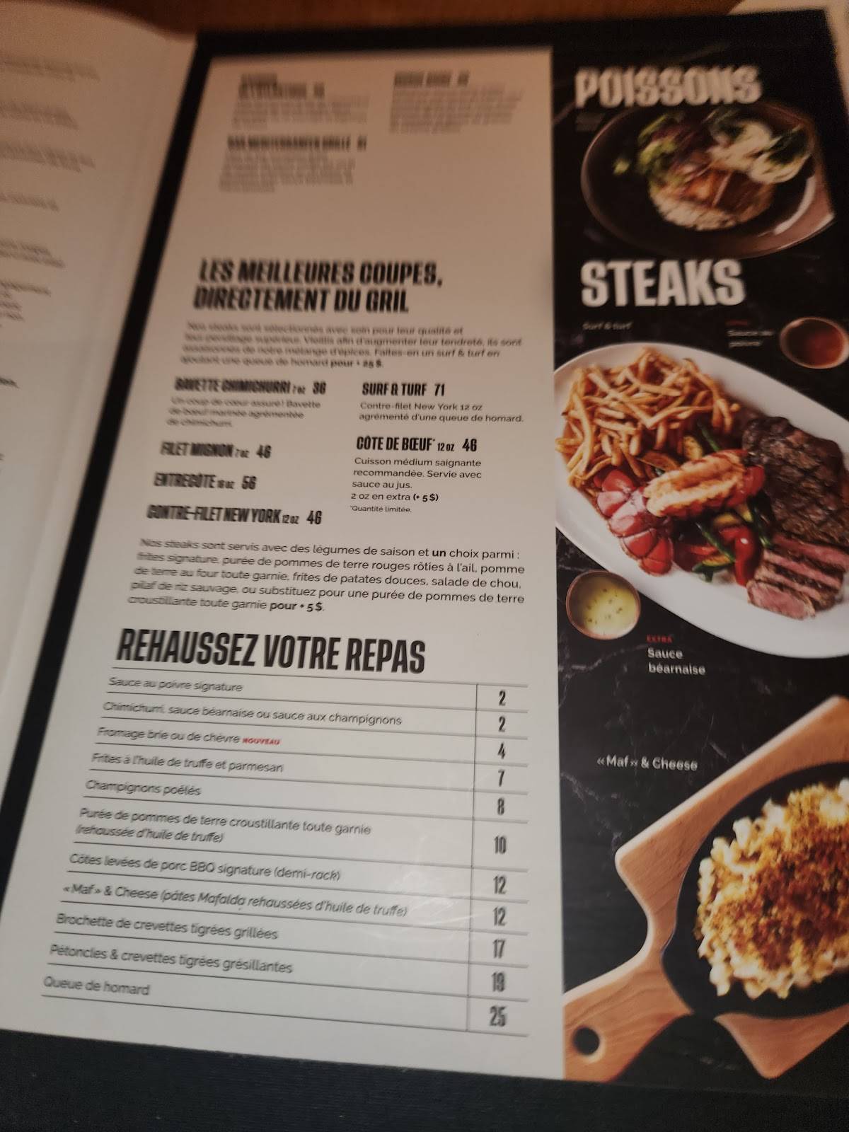 Menu de Bâton Rouge Grillhouse & Bar