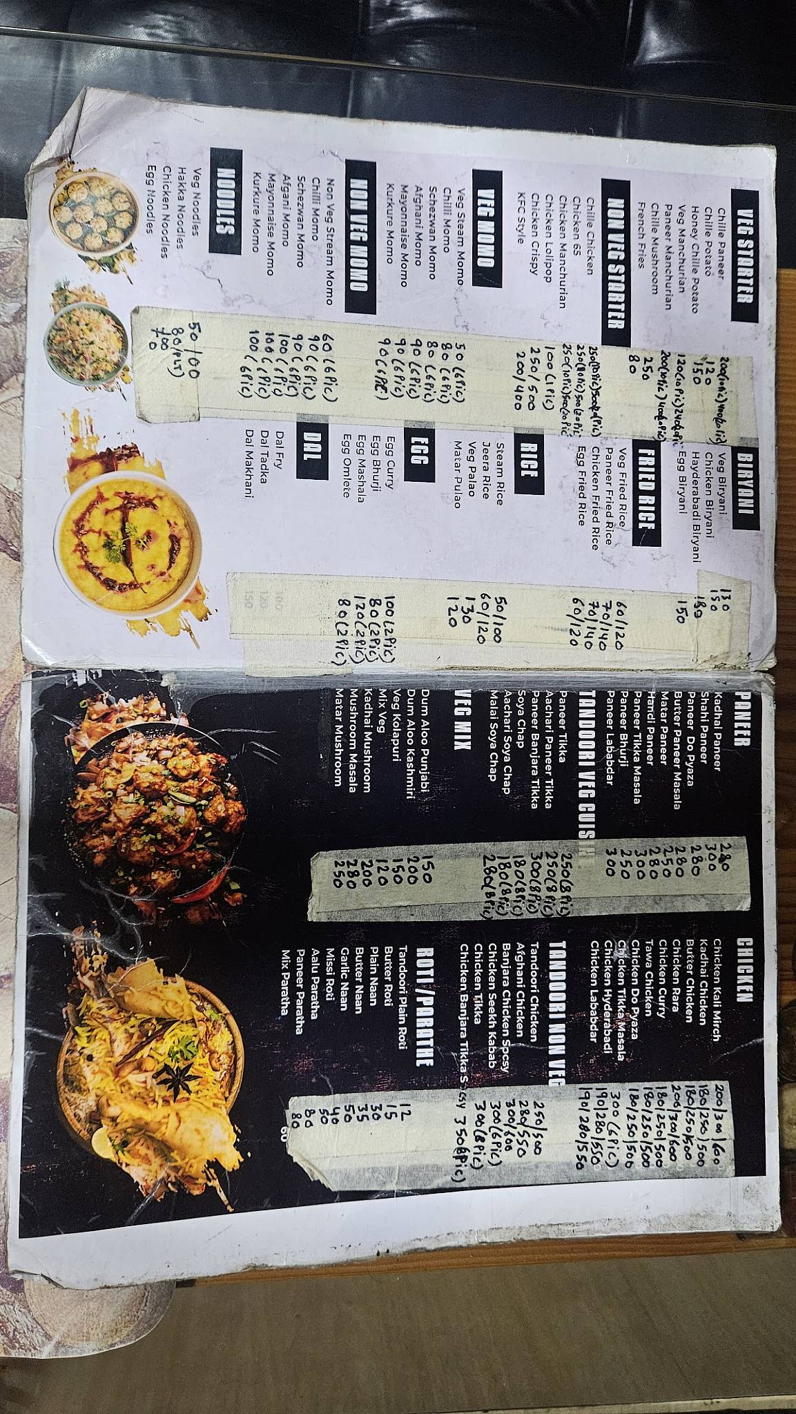 Bawarchi Cafe & Restaurant menu