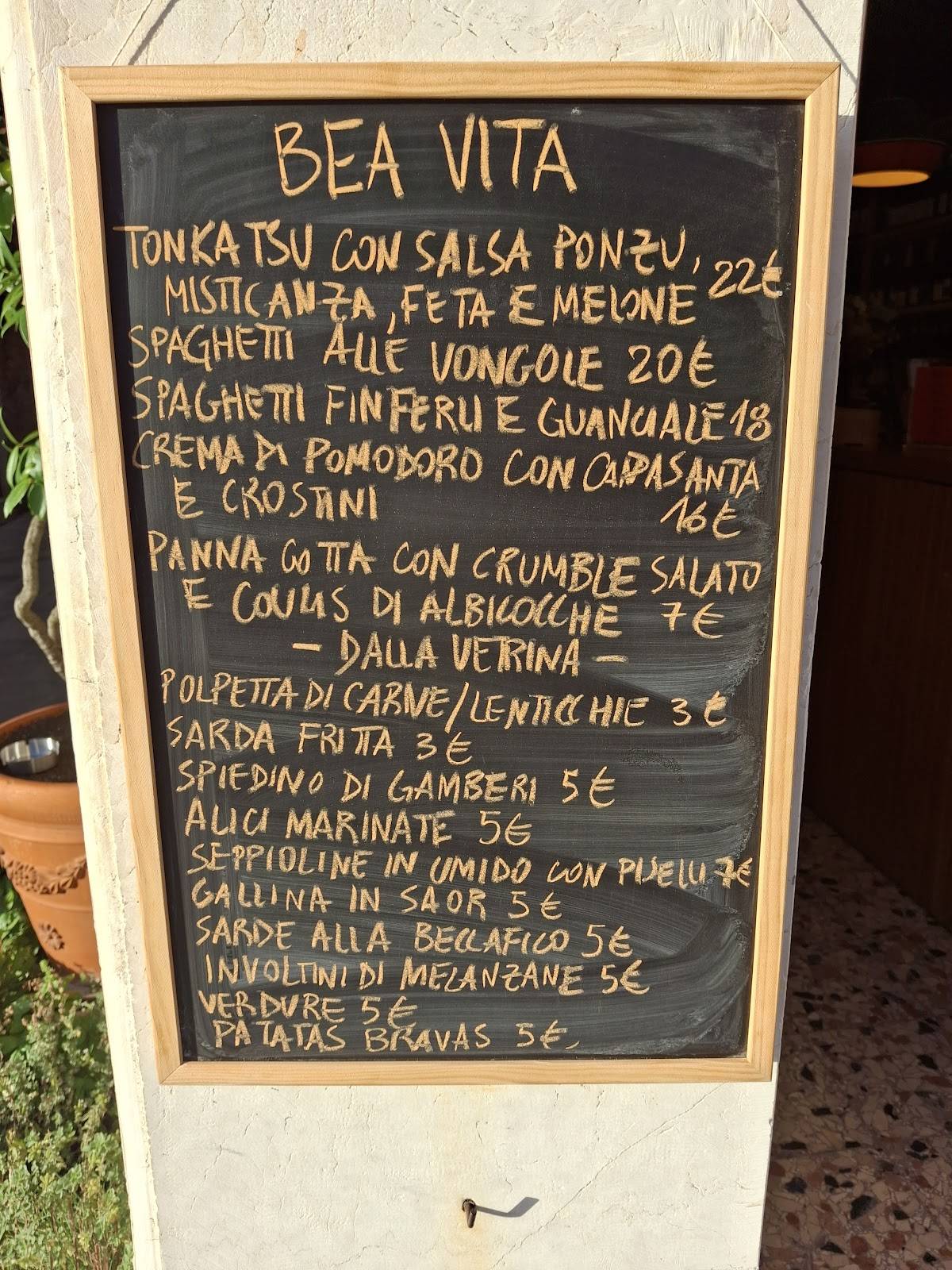 Menu di Bea Vita 