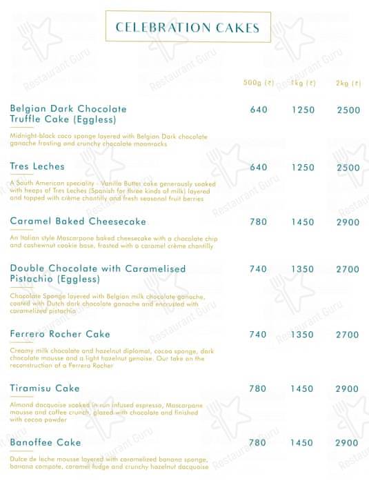 Amintiri menu