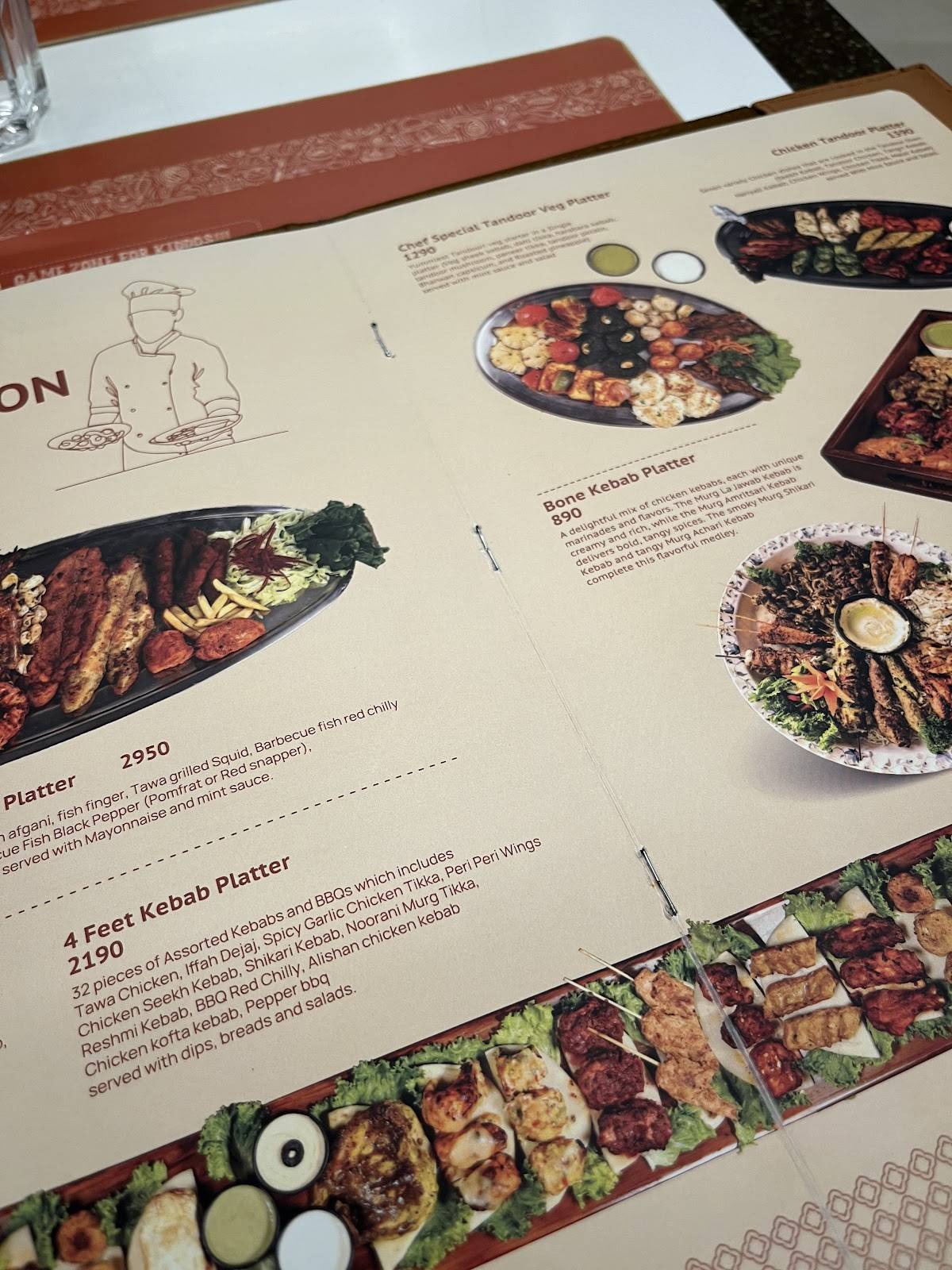 Copper Kitchen Restaurant menu