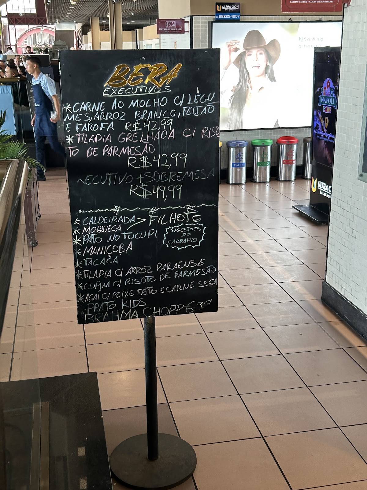Bêra Gastronomia cardápio
