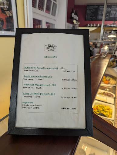 Menu de Ali baba