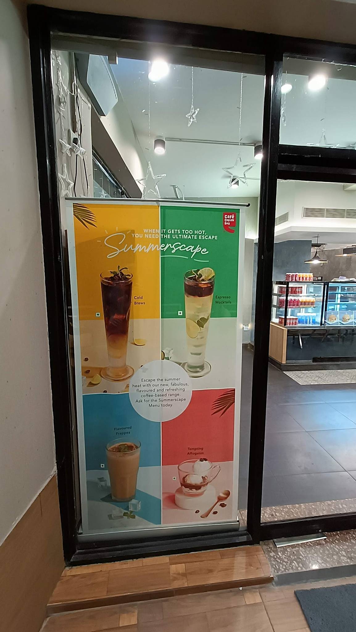 Cafe Coffee Day menu