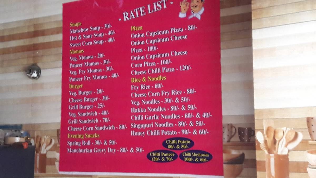Big Bite menu