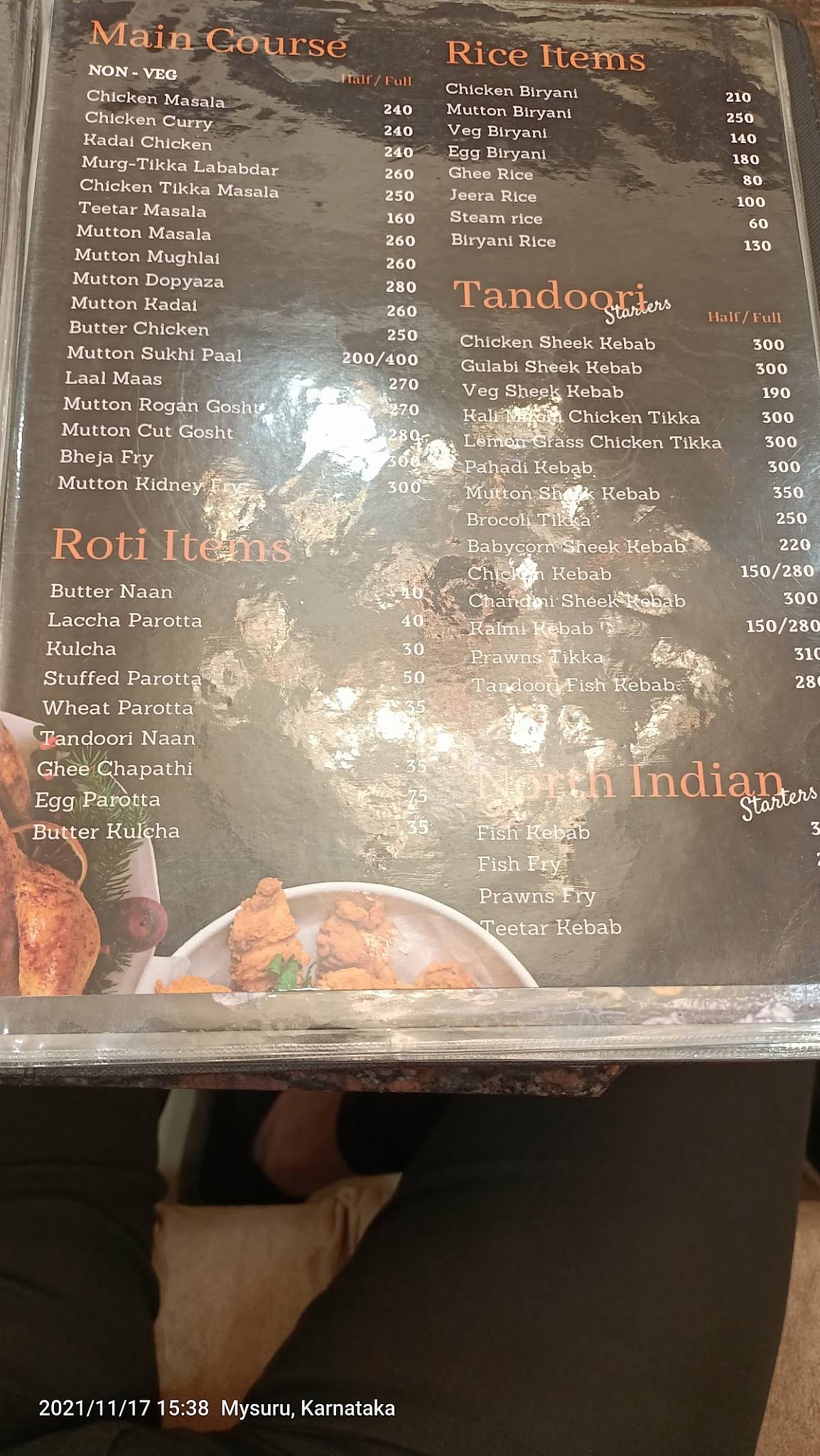 Big Grill Restaurant ಬಿಗ್ ಗ್ರಿಲ್ ರೆಸ್ಟೋರೆಂಟ್ menu