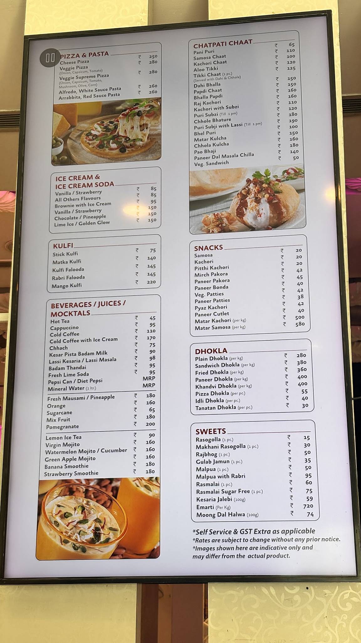 Bikanervala Sohna Road Gurugram menu