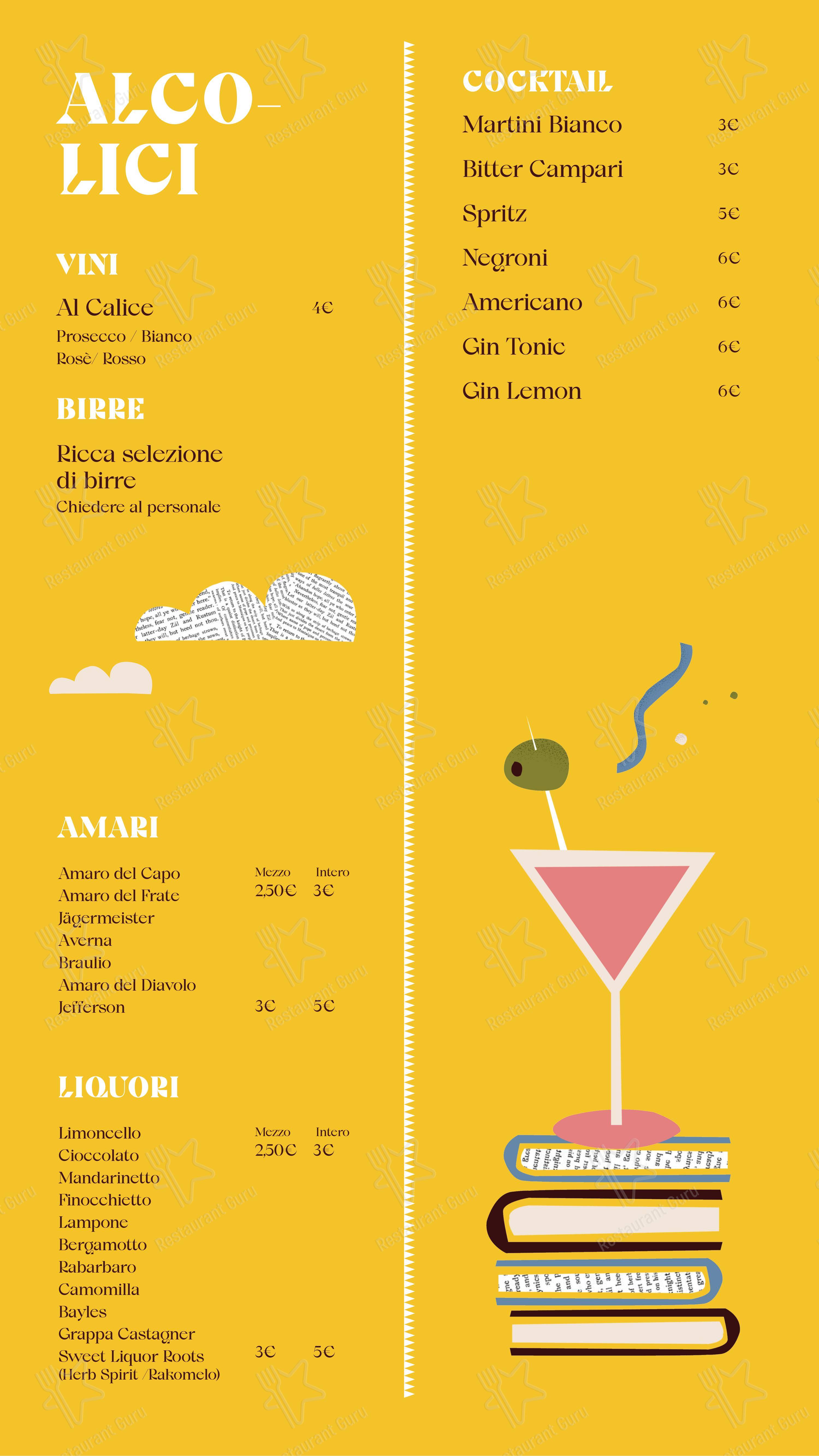 Menu per Vecchie Segherie Mastrototaro in Bisceglie