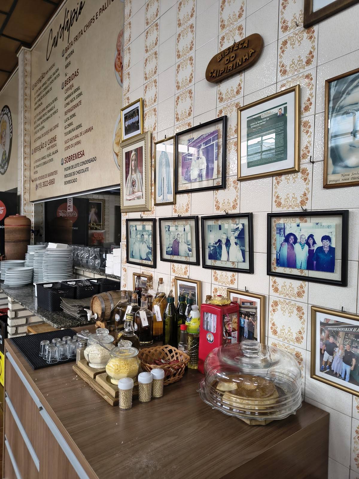 Bisteca do Caipirinha cardápio