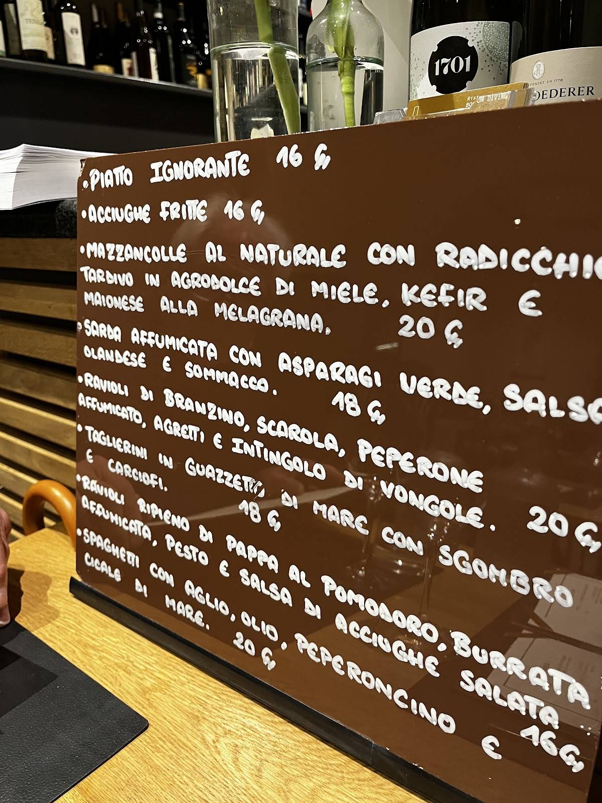 Menu di Ristorante Boccon Divino 