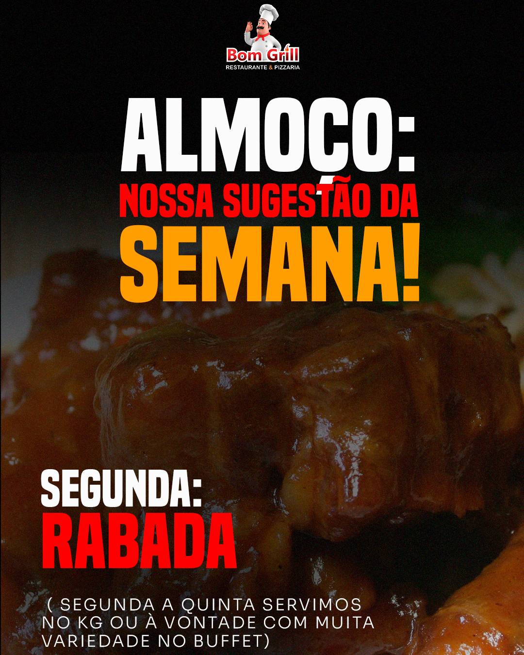 Bom Grill cardápio