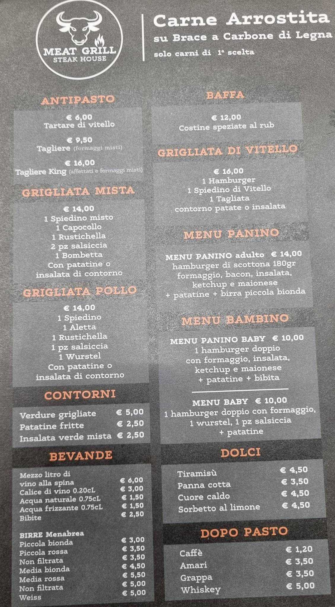 Menu di Meat Grill 
