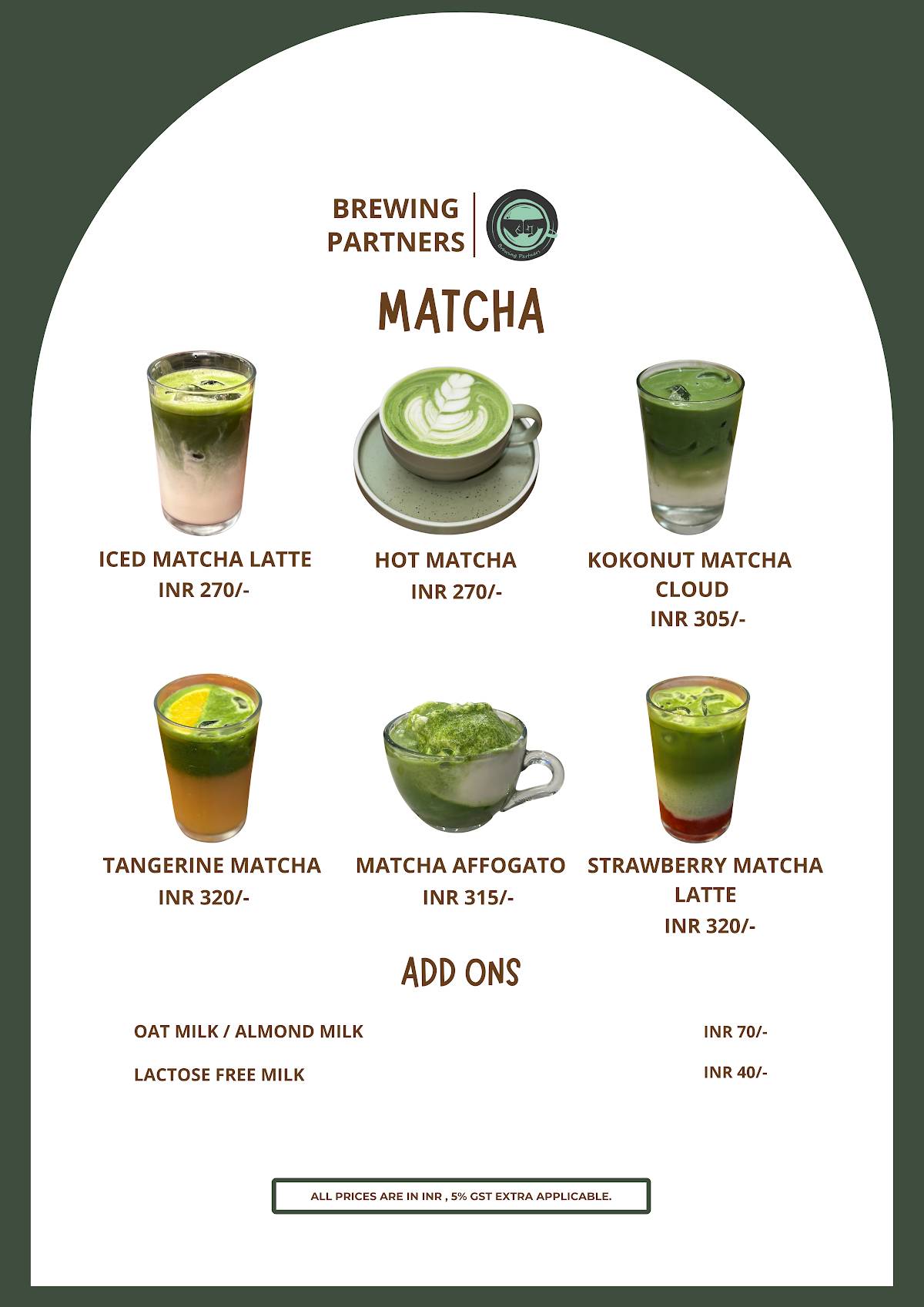 Brewing Partners - Pimpri menu