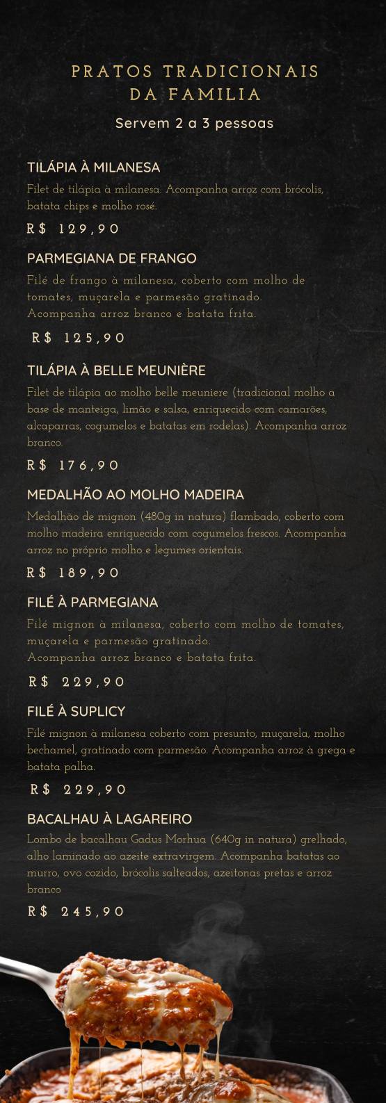 Brunholi Grill & Pizza cardápio