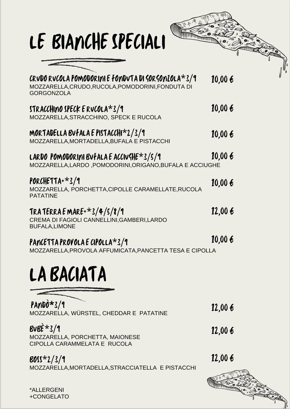 Menu di Bubo's 