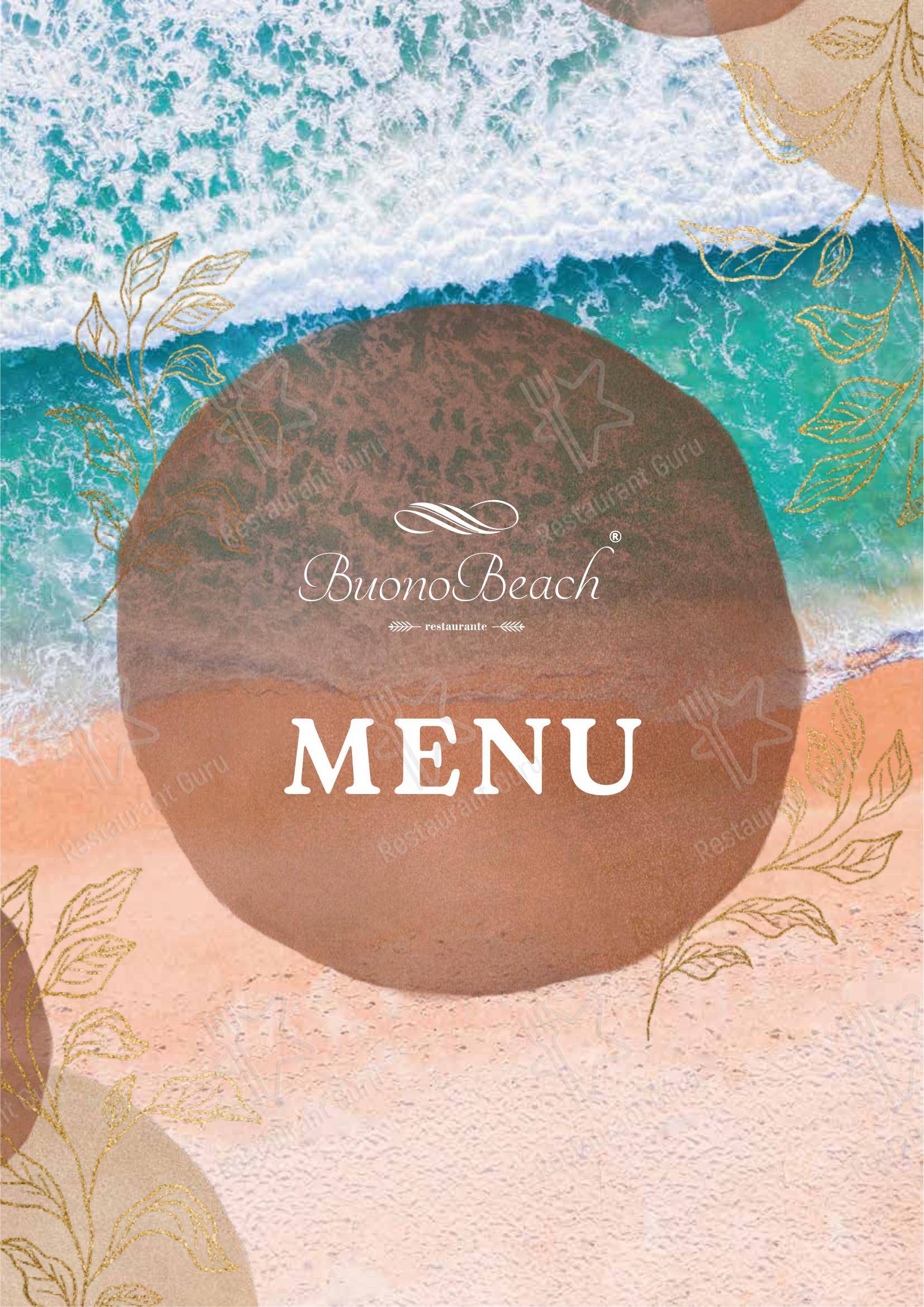 Buono Beach Restaurante - Menu