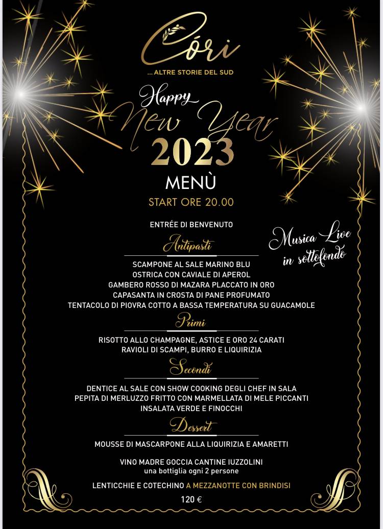 Menu di Córi...Altre Storie del Sud! 