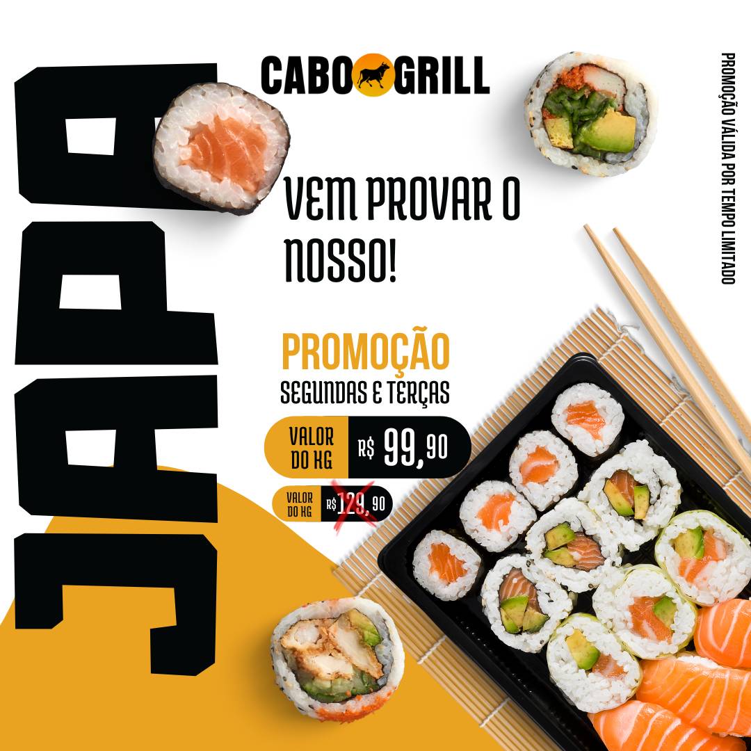 Cabo Grill cardápio