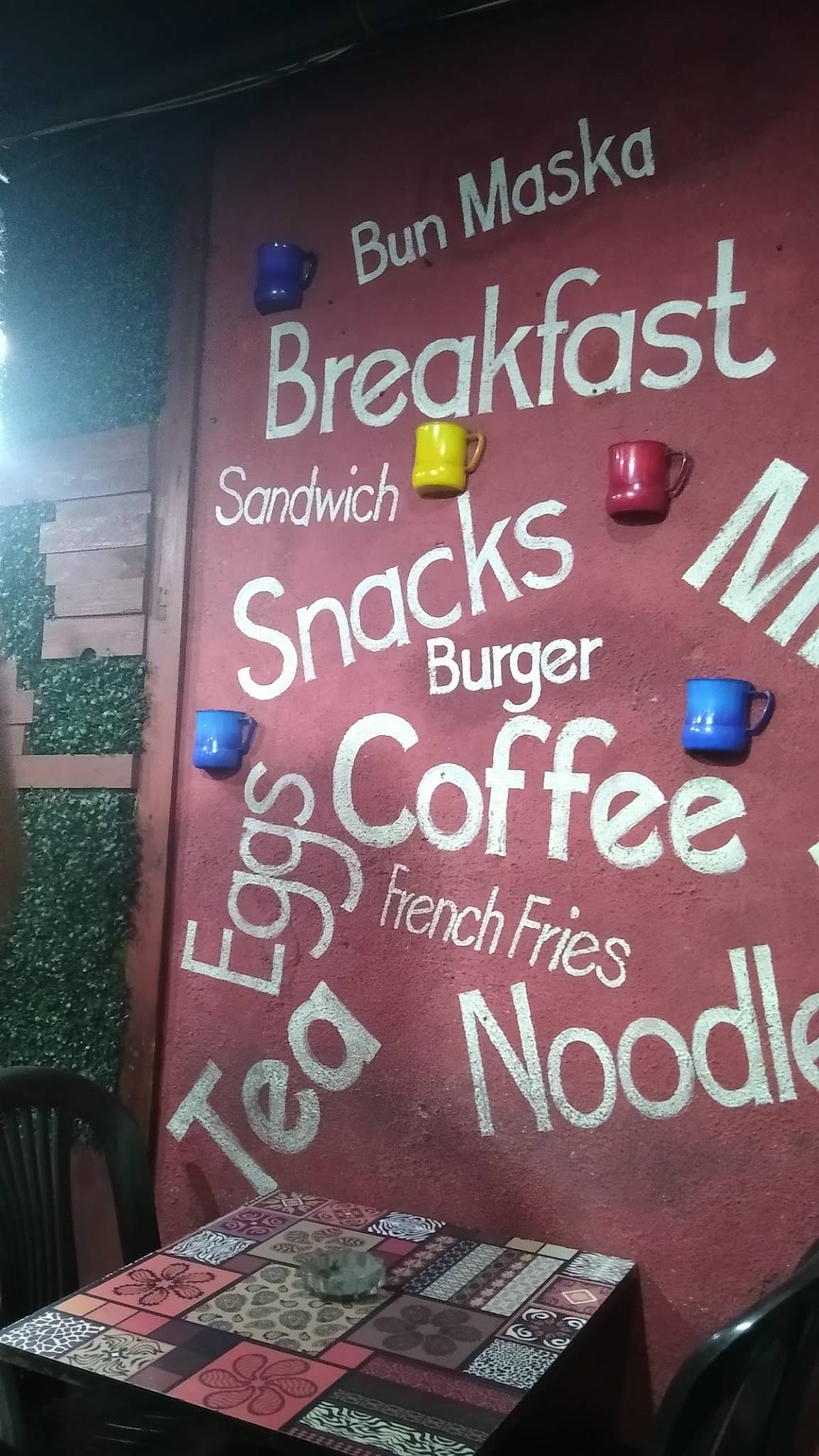 CAFE SKY menu