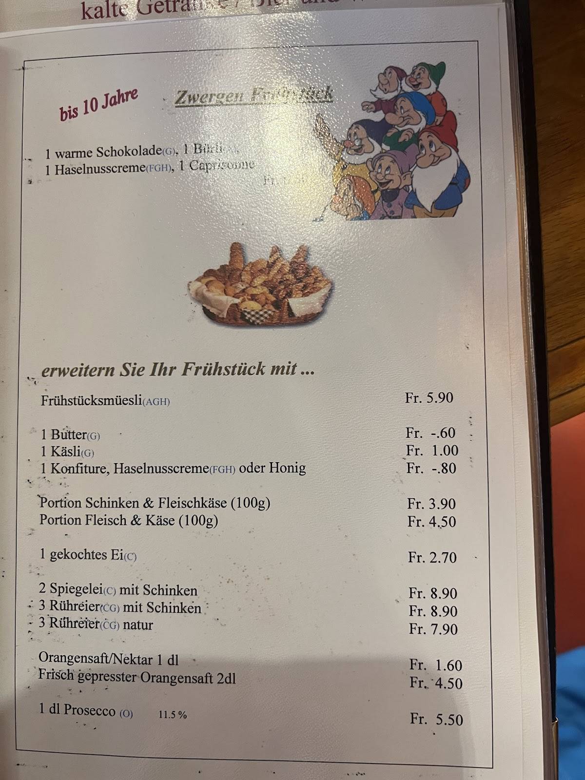 Menu di Café Studio 