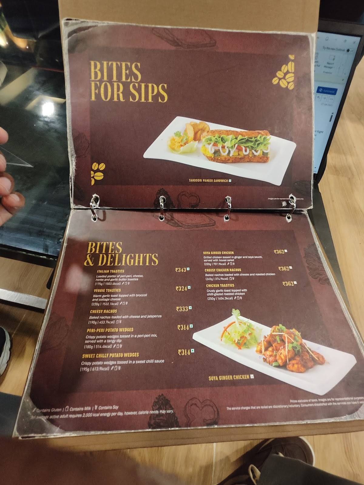 Cafe Coffee Day - The Square menu