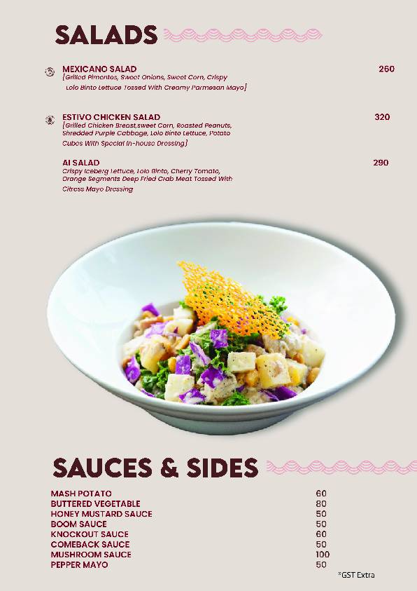 EATMOSPHERE By Smokin Burg menu