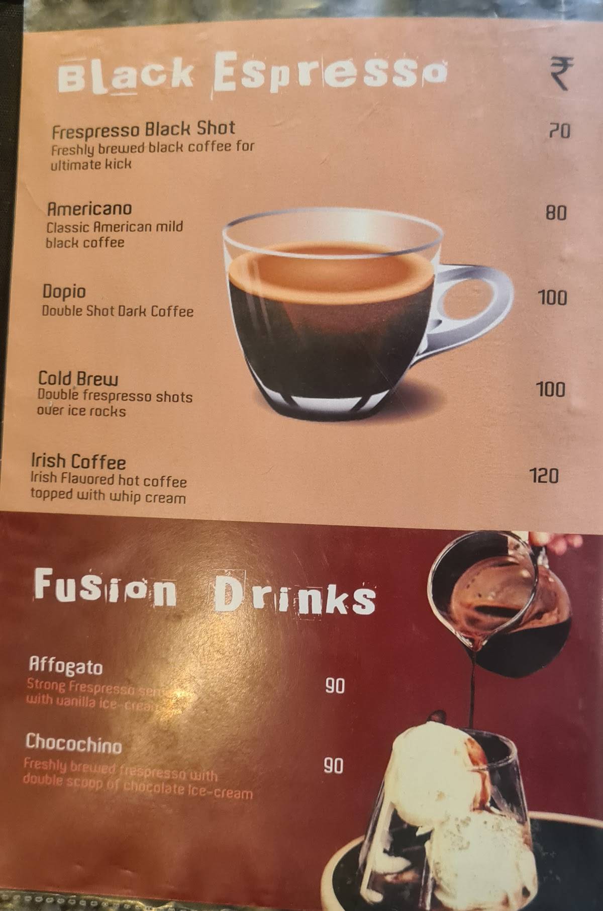 Frespresso Cafe & Resto menu