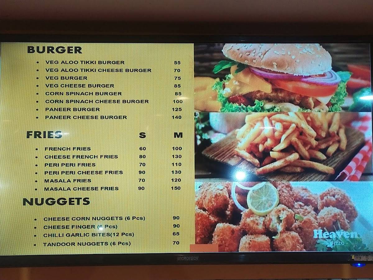 HEAVEN CAFE menu