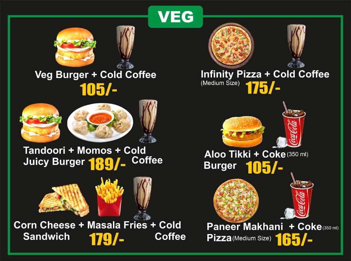 Infinity Cafe Marunji menu