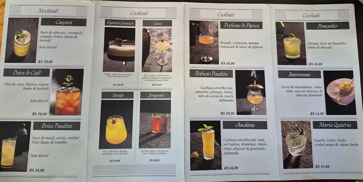 Café Journal cardápio